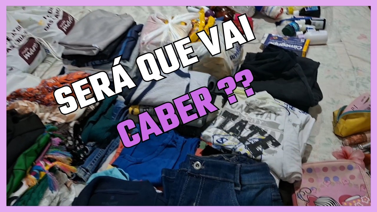 ARRUMANDO AS MALAS PARA VIAGEM (Parte 1) 🧳 Perrengue, Ansiedade e Dicas Para Organizar Tudo!