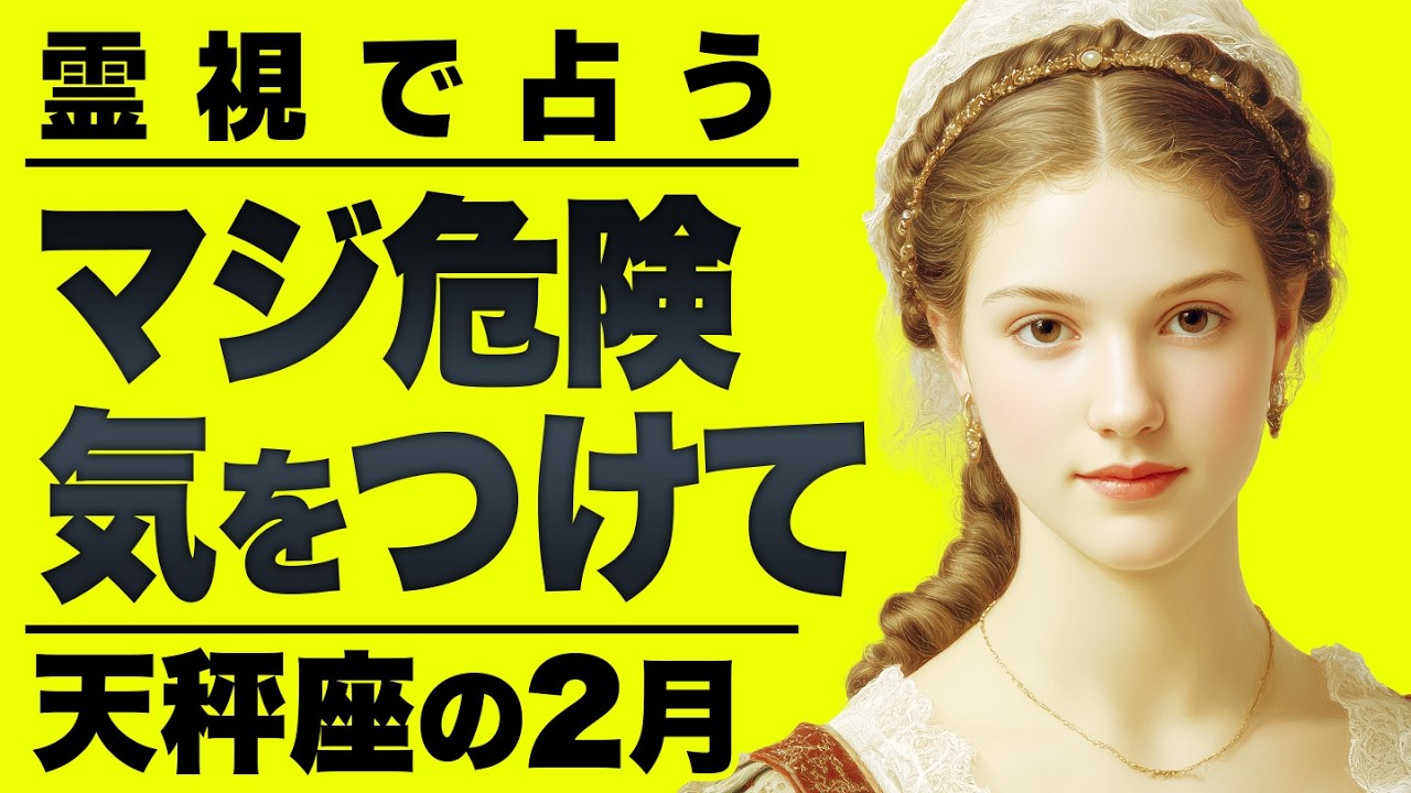 【⚠️怖いほど当たる…】⚠️天秤座の2月にとんでもないことが起こります。運命が切り替わる重要サイン【運勢タロット占い】