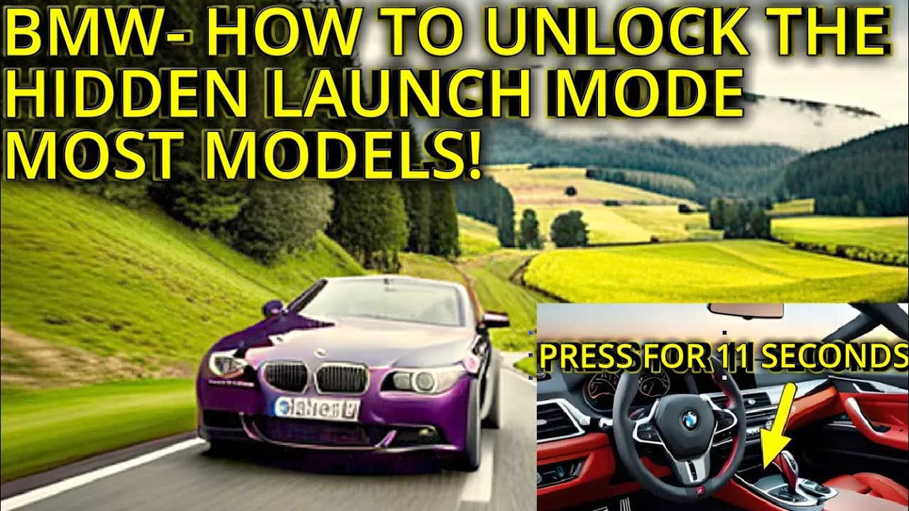 BMW's HAVE A HIDDEN LAUNCH MODE!