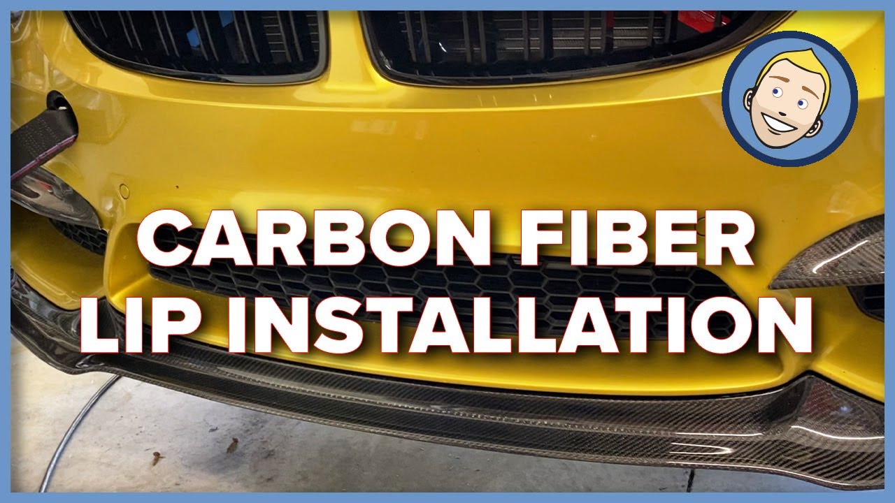 M3/M4 carbon fiber FRONT LIP INSTALL (F80/F82/F83)