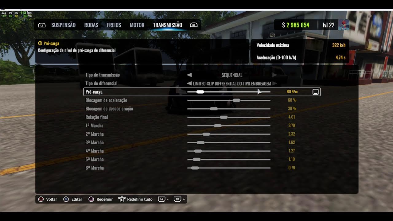 Jogando Carx Racing  Online no controle de ps4