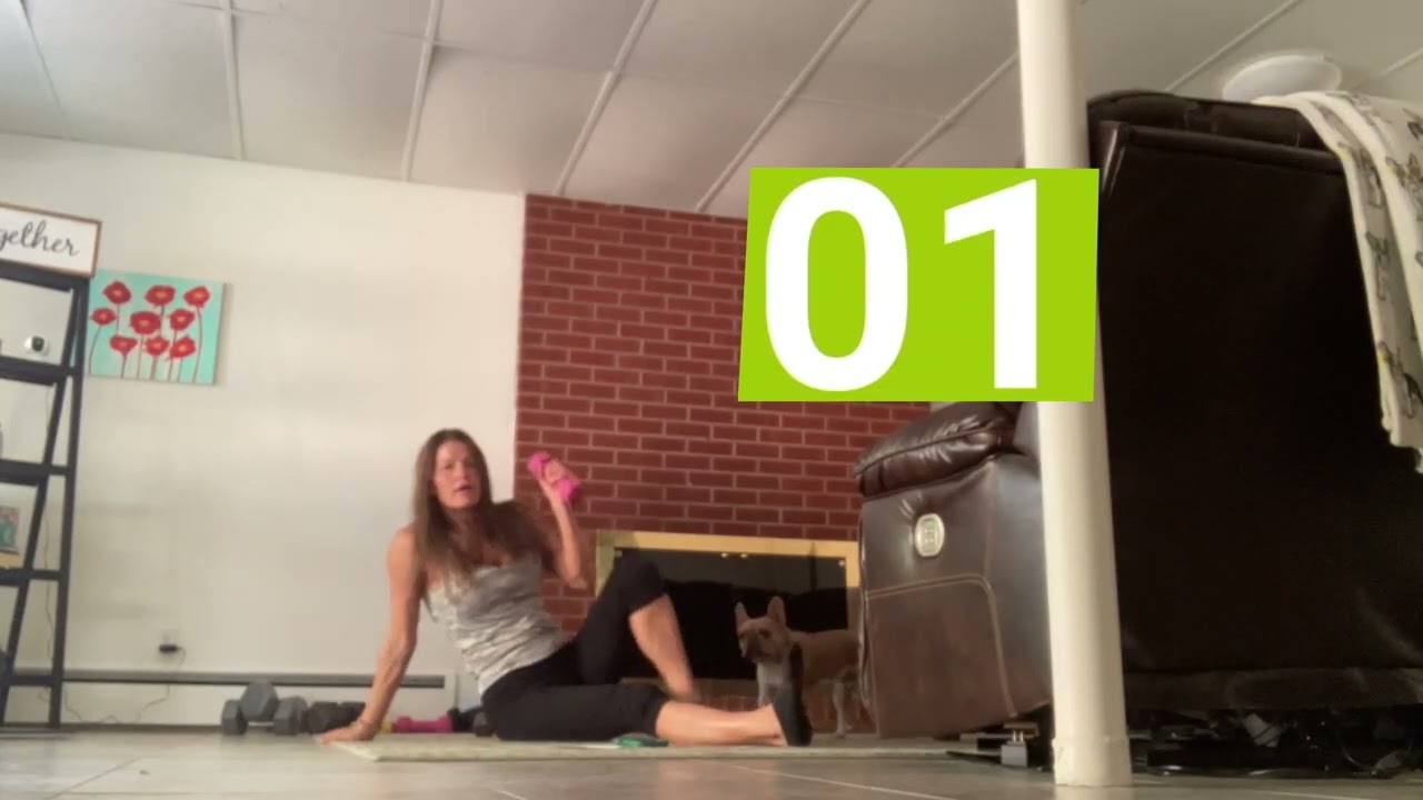 Total body home workout with weights 10 or 20 minute 