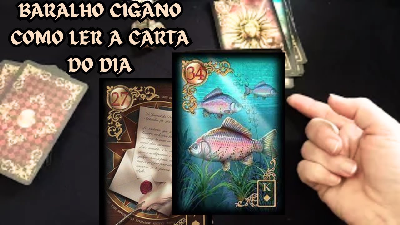 BARALHO CIGANO COMO LER E INTERPRETAR A CARTA DO DIA