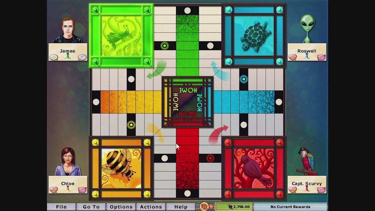 Hoyle Puzzle and Board Games 2011 Pachisi（Parcheesi）
