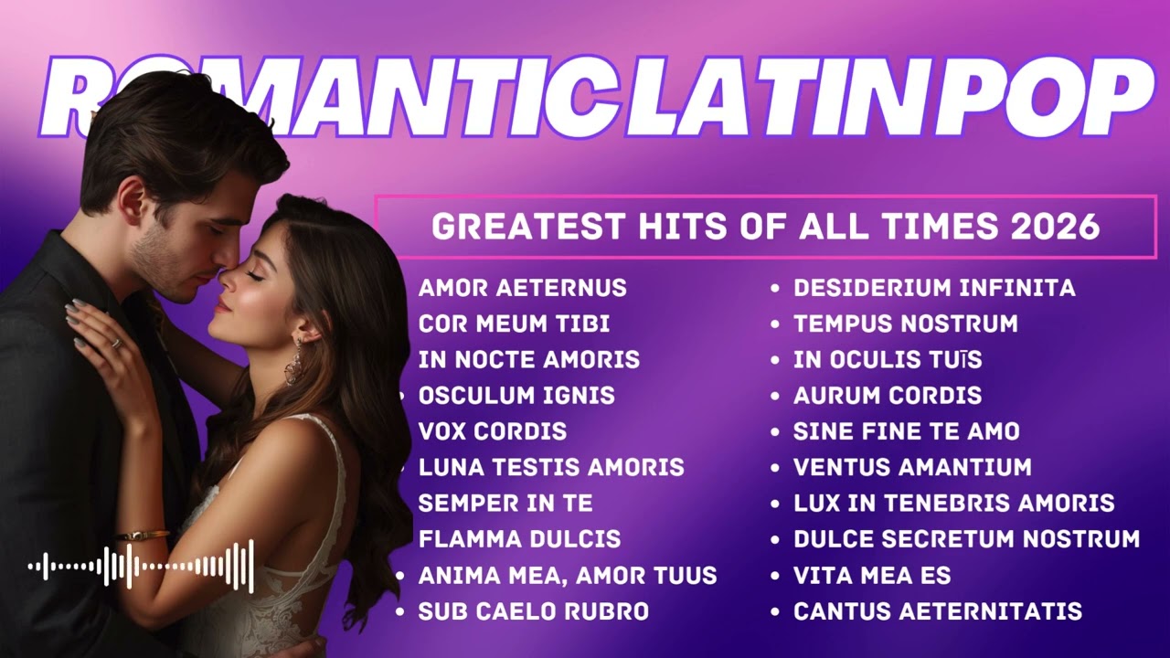 Sensual Latin Pop Playlist |  Modern Spanish Romance Music 2026 | Romantic Song
