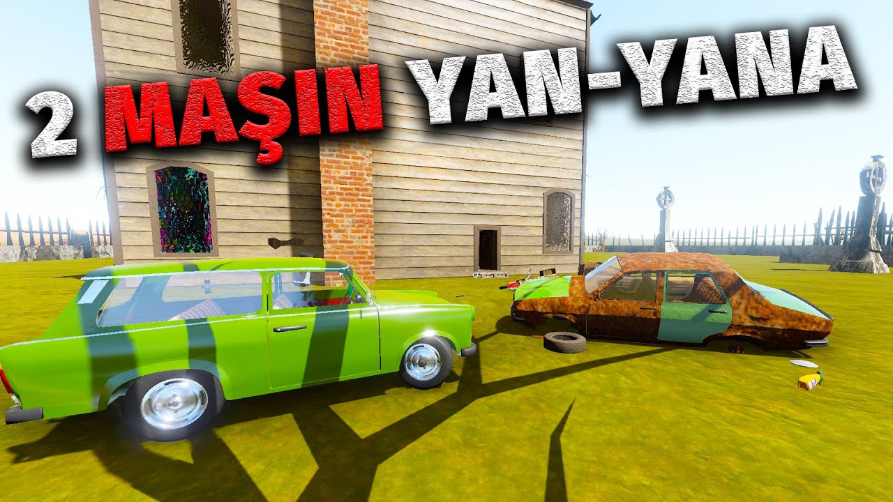 QORXULU EVDEN 2 MAŞIN BİRDƏN ÇIXDI | The Long Drive | Maşın Oyunları | 