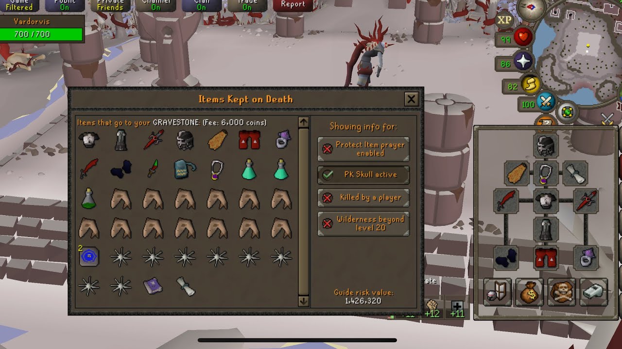 OSRS Mobile - Vardorvis - Combat Achievement: Budget Cutter