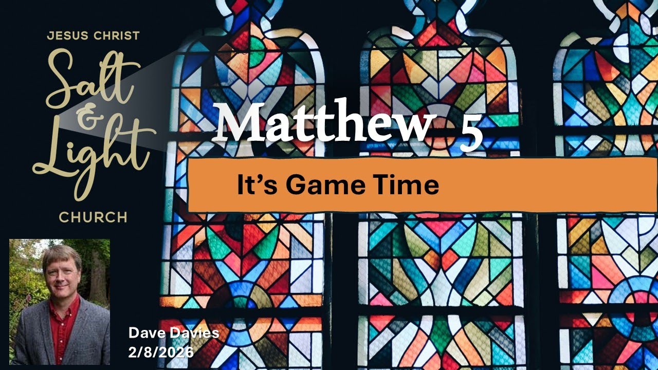 It's Game Time, with Pastor Dave Davies