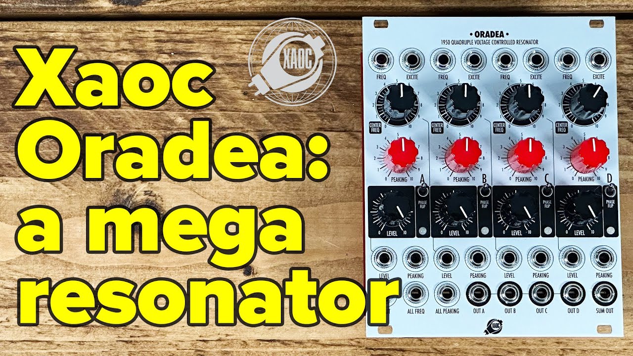 Xaoc Devices Oradea | Quad analogue resonator demo & patch ideas