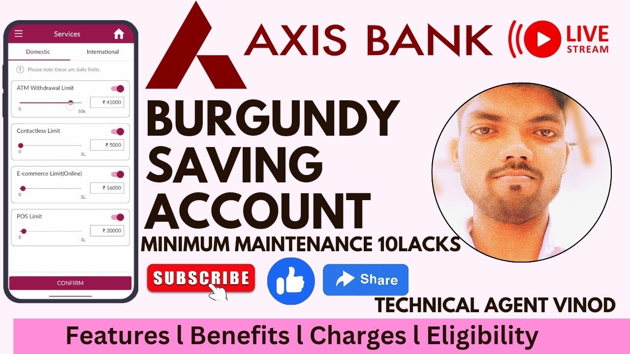 Axis Burgundy Saving Account Full Details l Benefits l Charges l Apply l Technical Agent Vinod