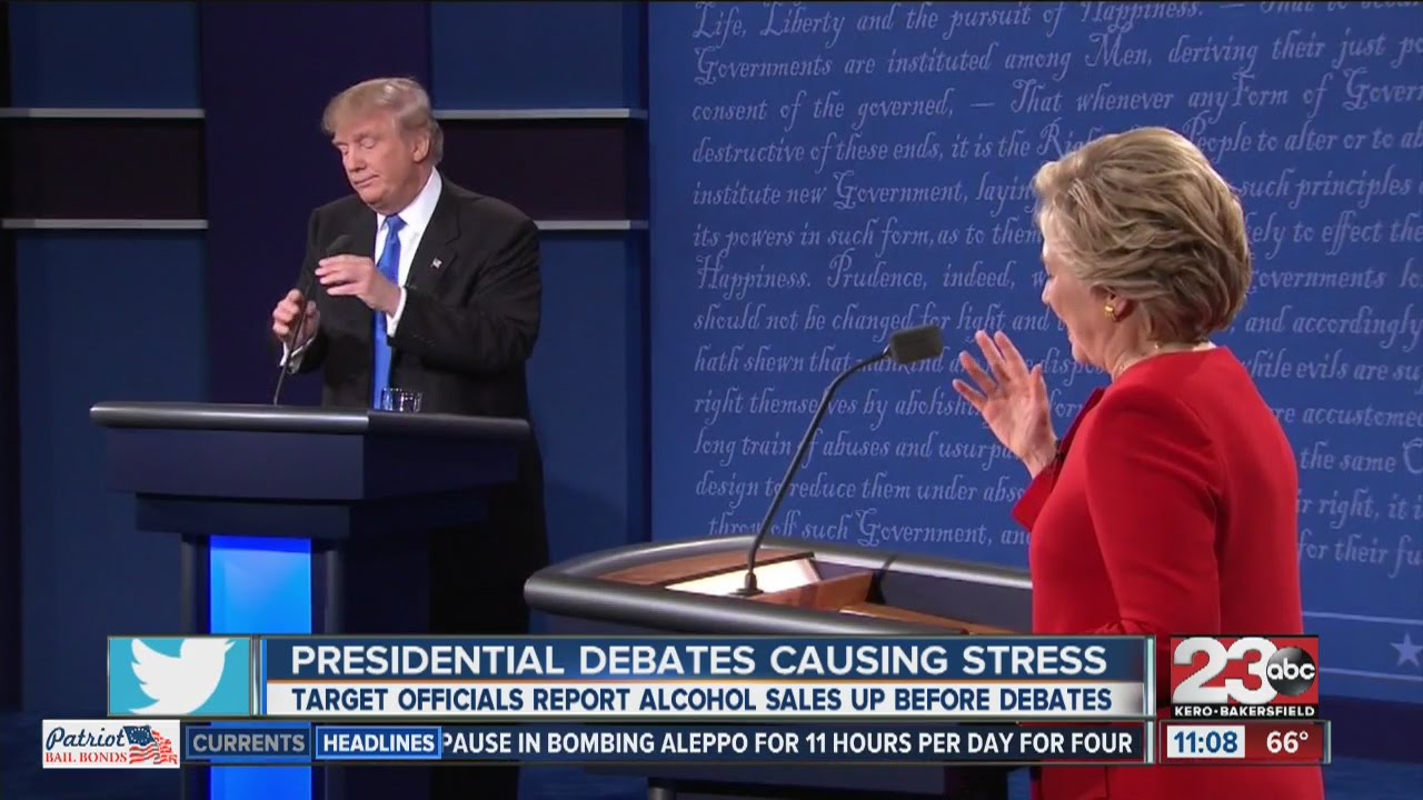 Alcohol sales up because of debates