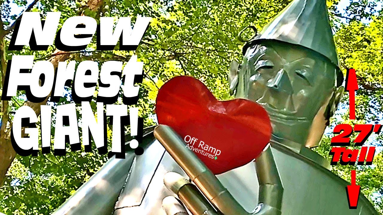 Off Ramp Adventures With Kentucky's 27 Foot Tall Tin Man In Bernheim Forest