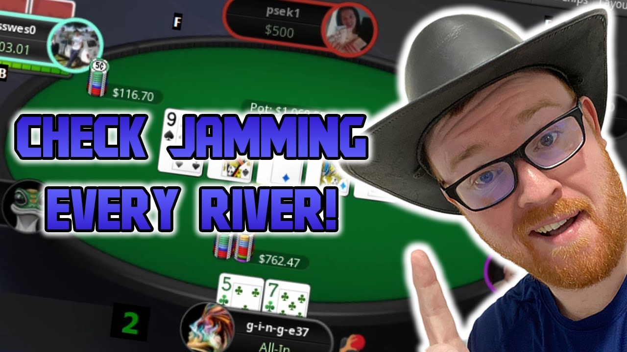 DID I LOSE MY MIND? CHECK JAMMING EVERY RIVER! GingePoker Stream Highlights