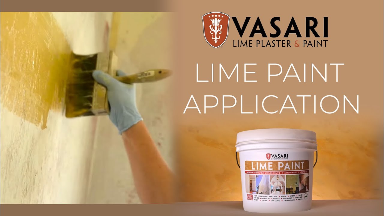 VASARI Lime Paint - How to Apply with a Brush