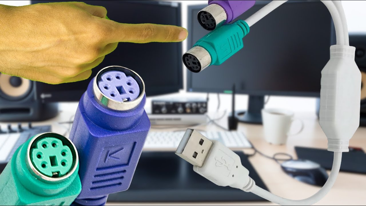CONVERSOR plug PS2 PARA USB DE MOUSE FUNCIONA EM TECLADO?  CUIDADO COM CONVERSORES falsos sem chip