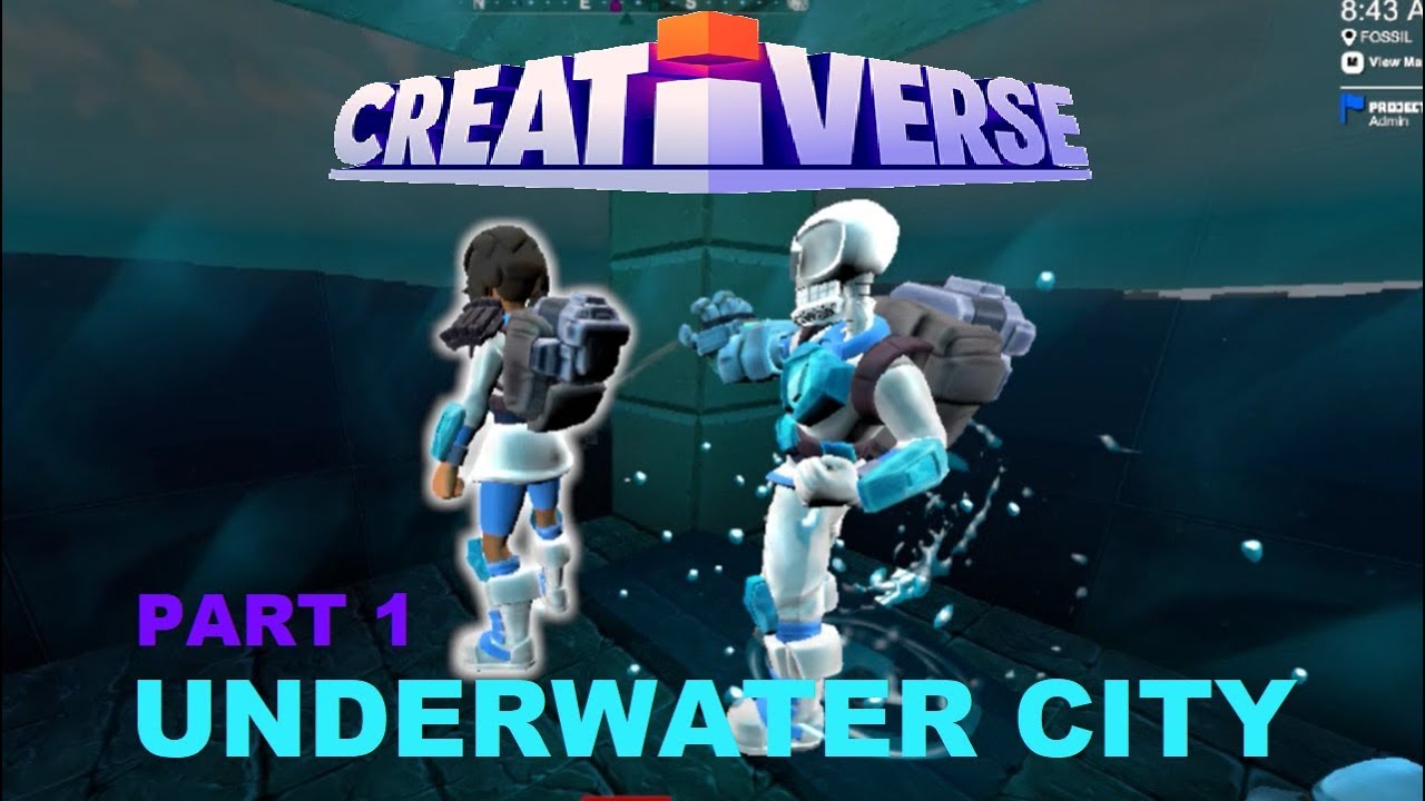 Creativerse - Building an Underwater City - Part one