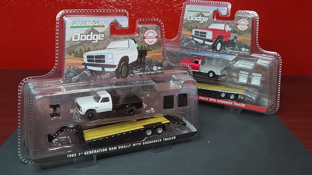 Showcase: Greenlight And Outback Toys - Full First Gen Dodge Ram - Ten Truck Set