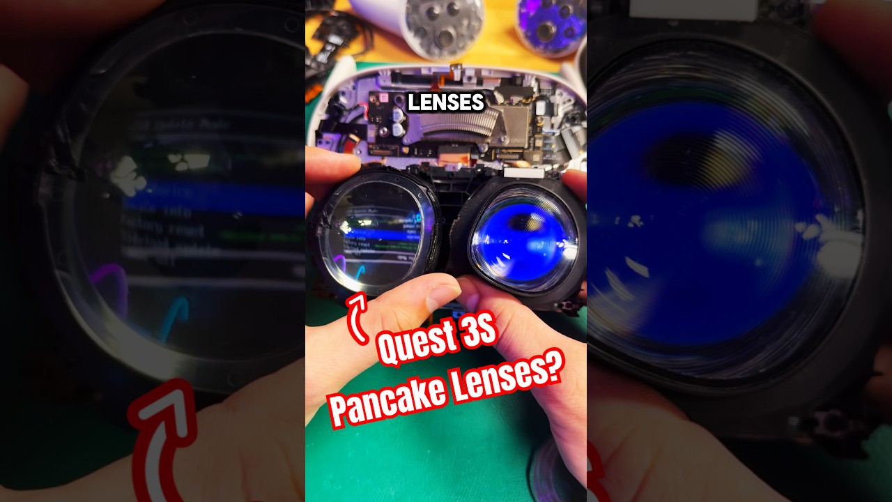 Can You Put Pancake Lenses On A Quest 3S? #vr #virtualreality #quest3