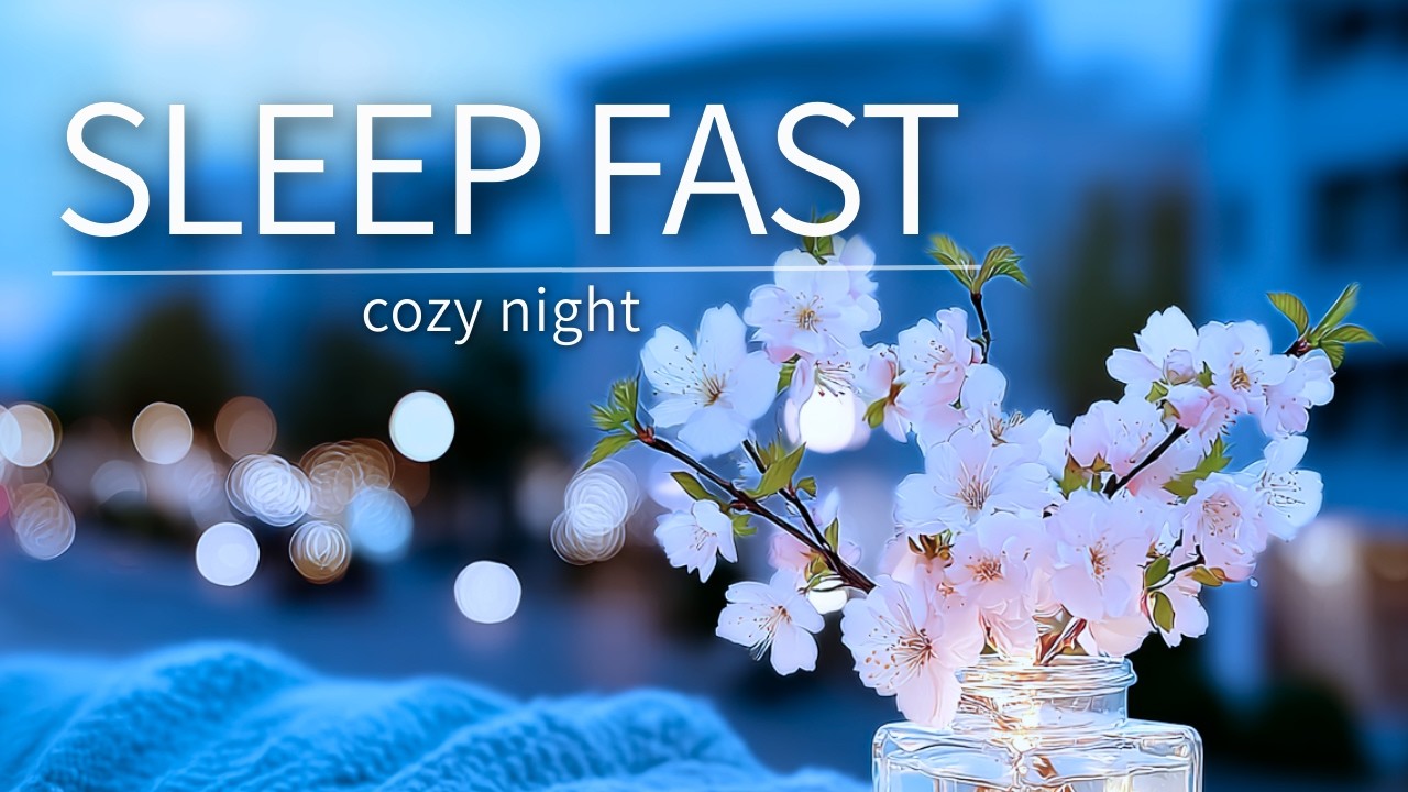 Sleep Fast • Brown Noise + Piano | 3 Hours Calm Night Sound for Falling Asleep