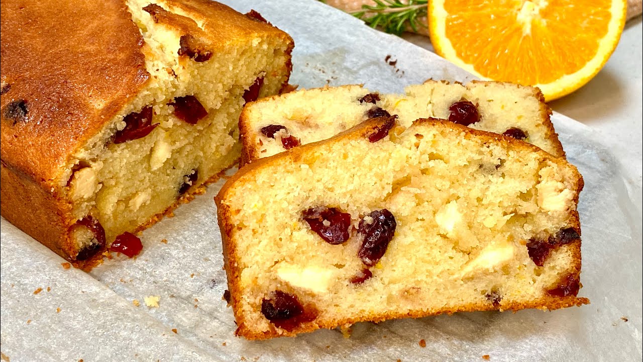 Easy Soft Cake Recipe | Homemade Cranberrie and Chocolate Cake for Holidays 