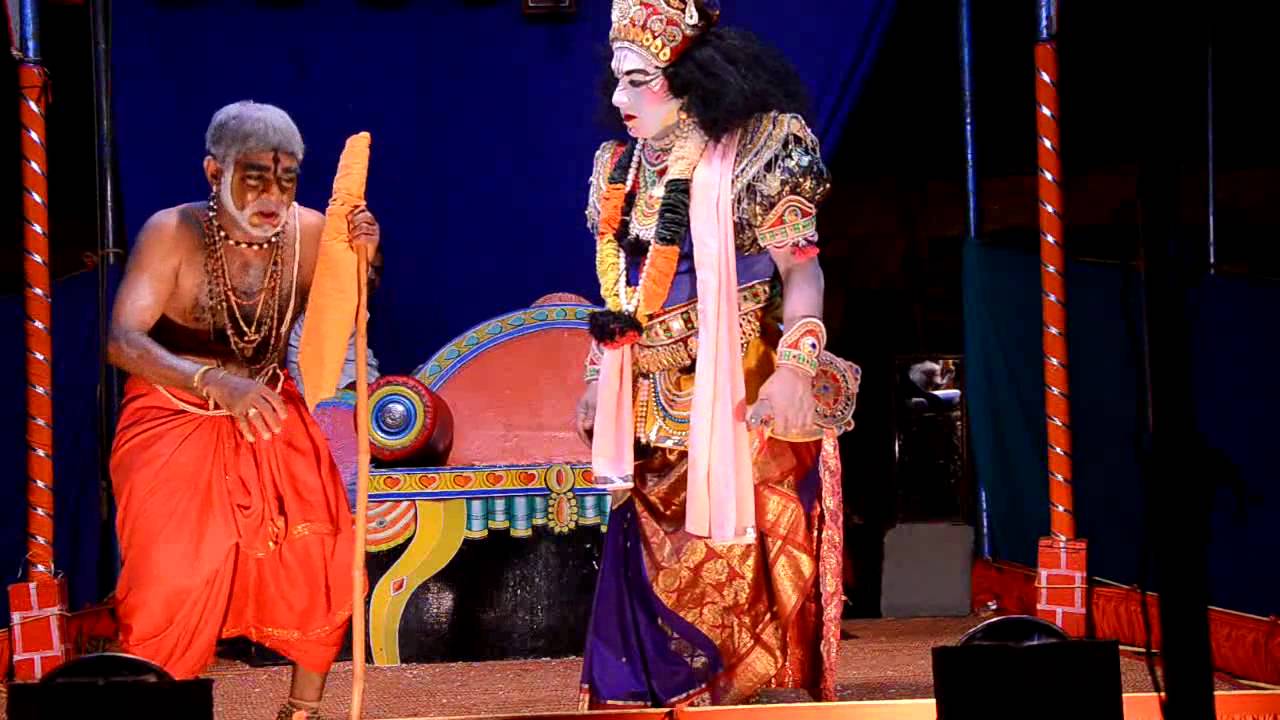 Yakshagana Rukmini Swayamvara 4Padya Ganapanna Rukmini Sharath Brahmana Seetharam Kateel Krishna Per