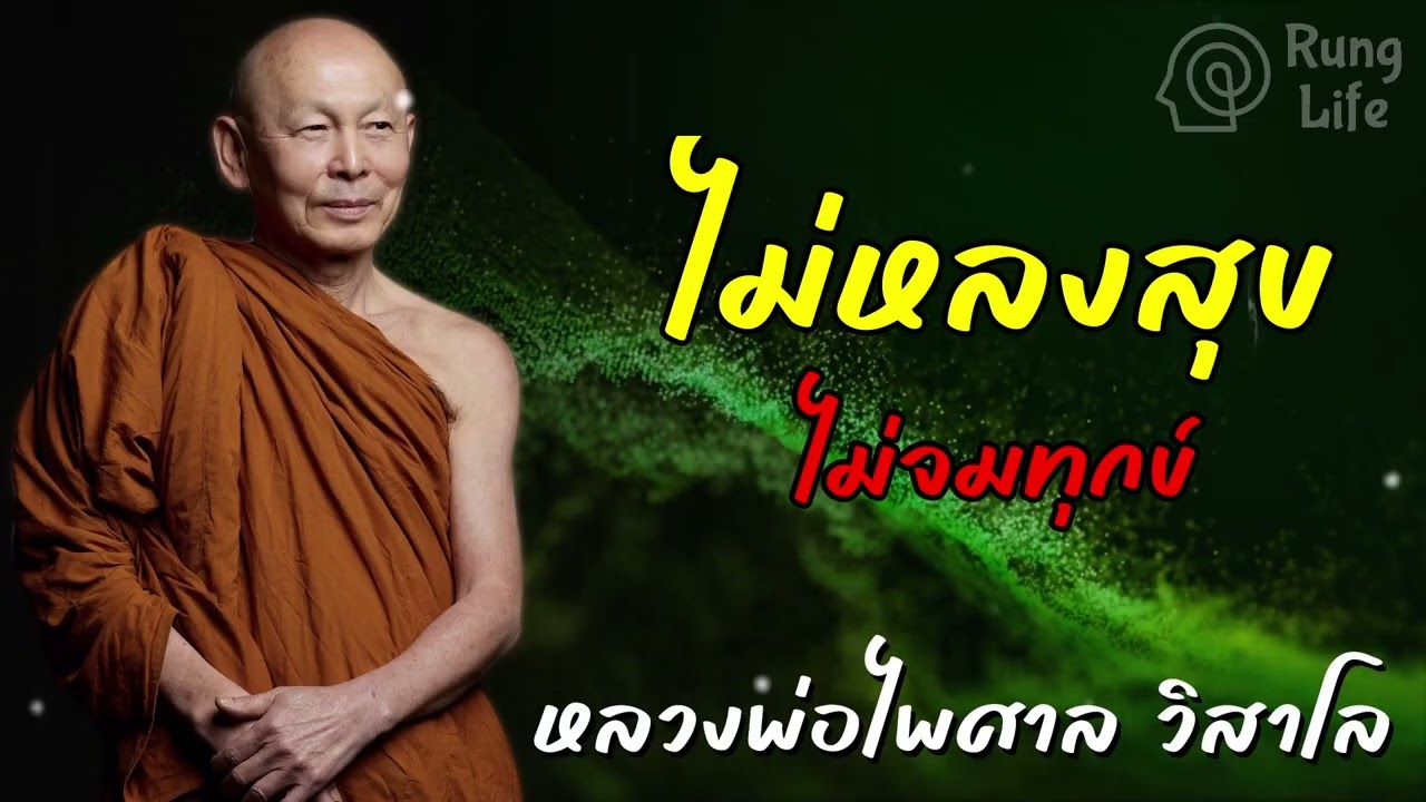 ไม่หลงสุข ไม่จมทุกข์ 🙏  #คำสอน  #ฟังธรรม #ชีวิต #หลวงพ่อไพศาล