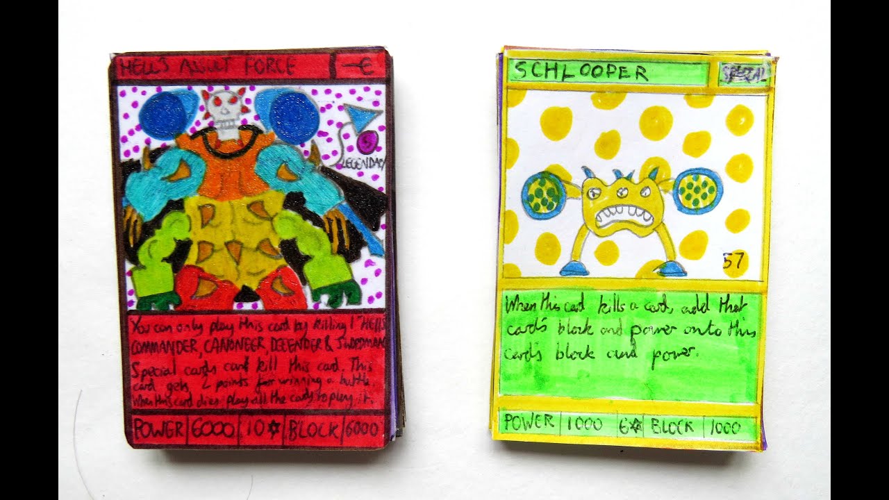 My Old TCGs 6 - Elementals Season 3 (Part 4 - Alien & Hell Decks)