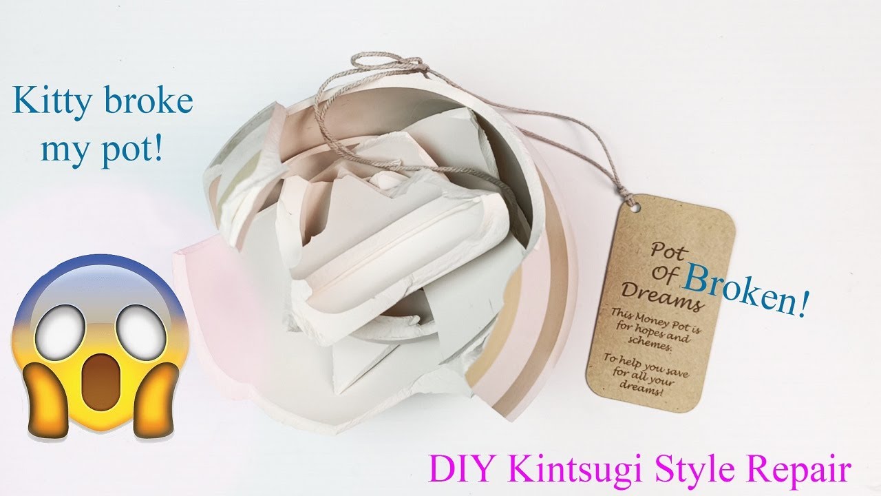 The Pot of Broken Dreams - Mending it Kintsugi Style! DIY