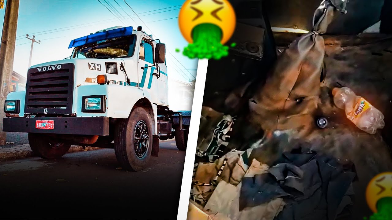 VOLVO XH - TAPEÇARIA COMPLETA *antes e depois*