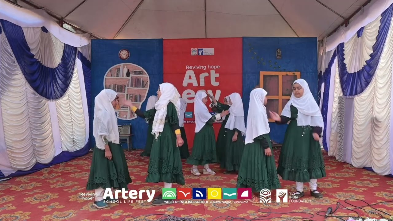 2A Girls Action Song | Artery 25 | Yaseen English School Surankote