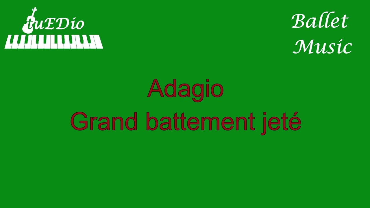Adagio Grand battement jeté from lesson of the 5th class of The Vaganova ballet Academy - [tuEDio]