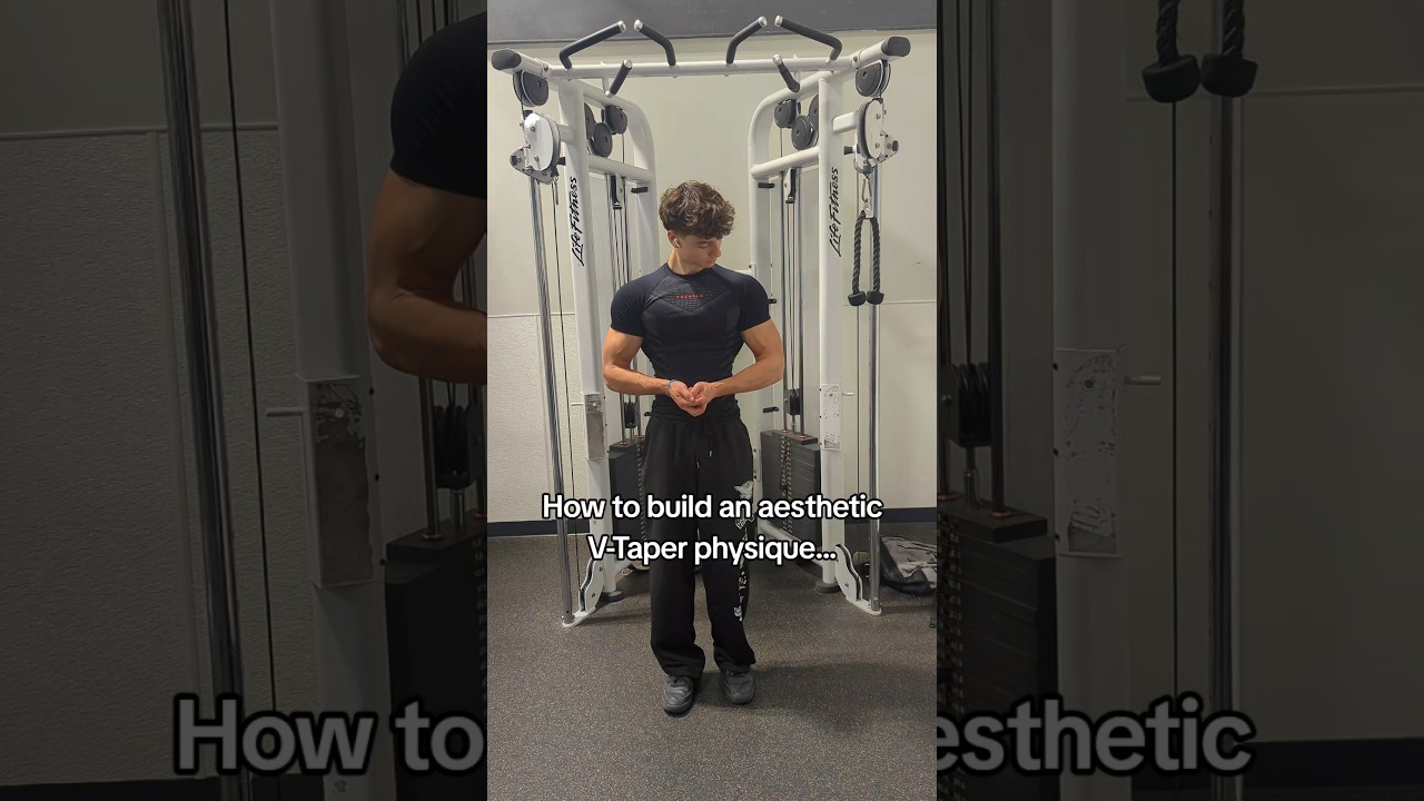 This is how you build a V-Taper physique 🦾🔥 #training #tips #workout #aesthetic #fitnessmotivation