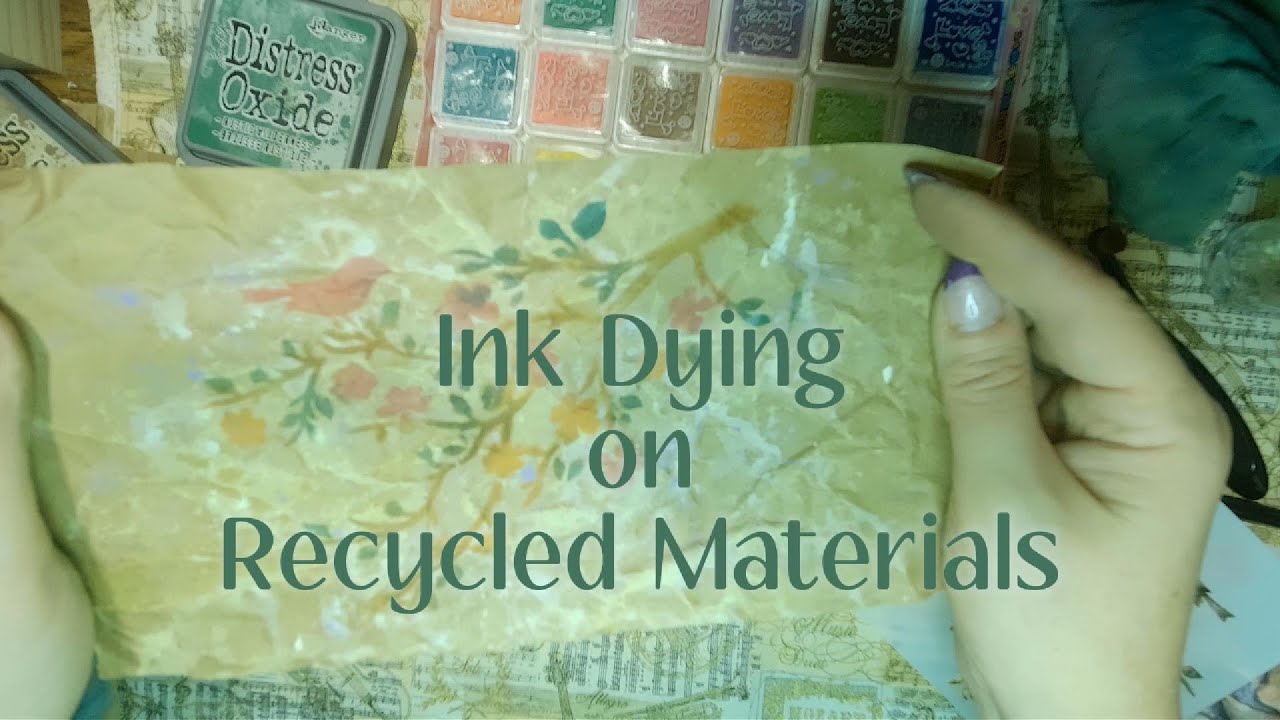 Ink Dye your Packaging Paper 