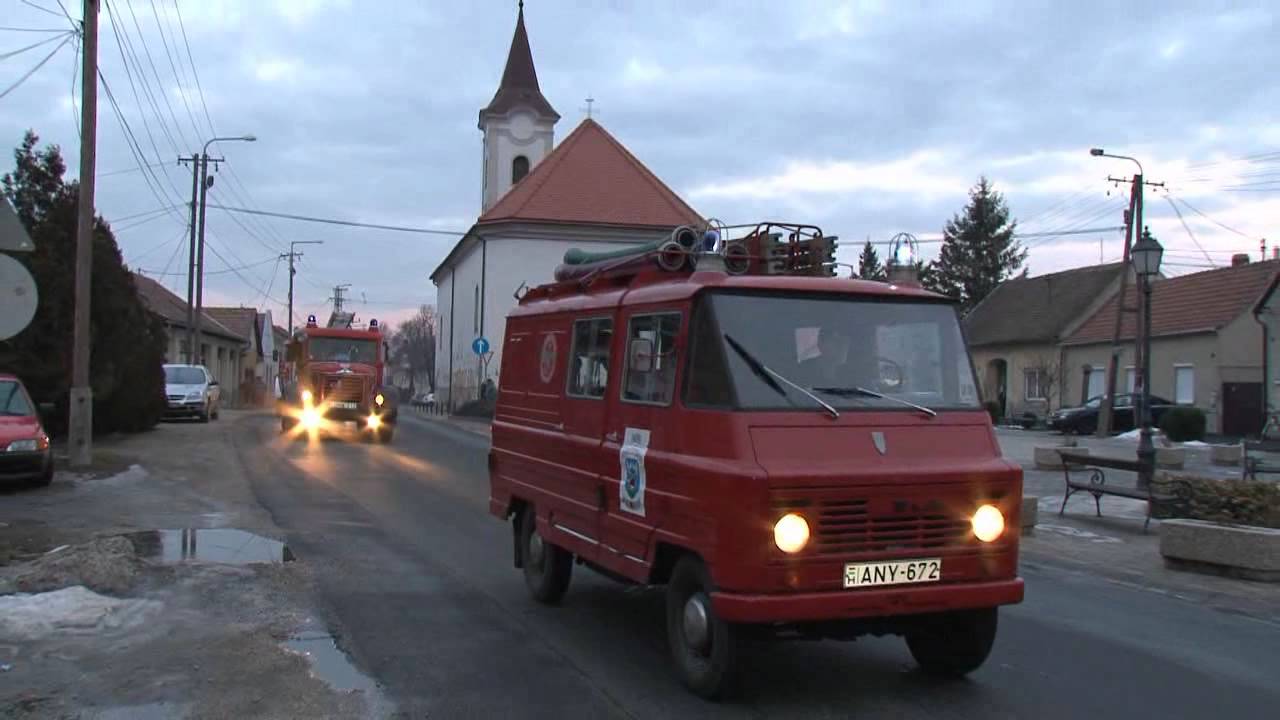 Tűzoltó felvonulás Jánossomorján - 2012.02.18.