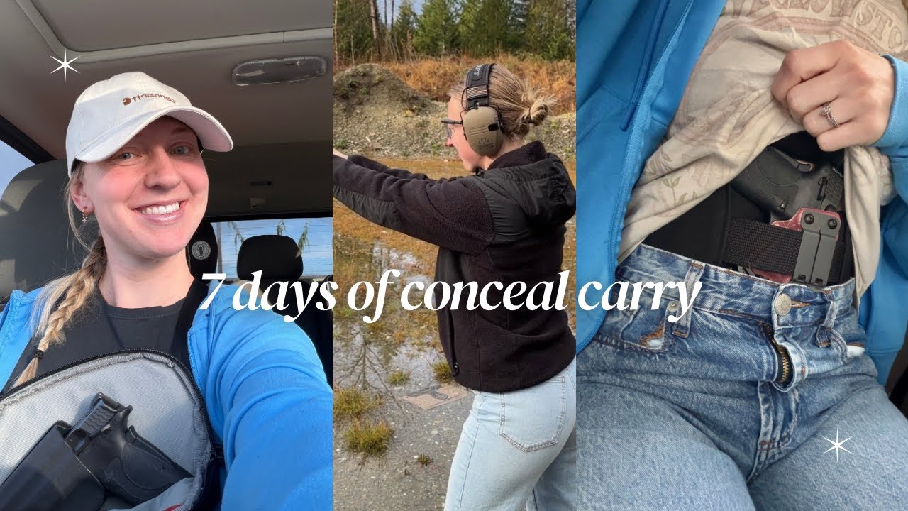 HOW I CARRIED 🔫  FOR 7 DAYS - what I used and why I like it 