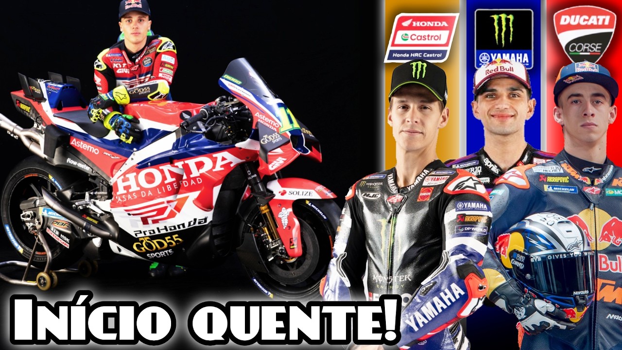 MOREIRA IMPRESSIONA em teste e EXIBE CORES para 2026; mercado da MOTOGP pega FOGO! | FullGas Podcast