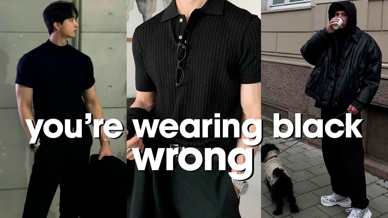 HOW TO WEAR BLACK CLOTHES CORRECTLY in 2026?