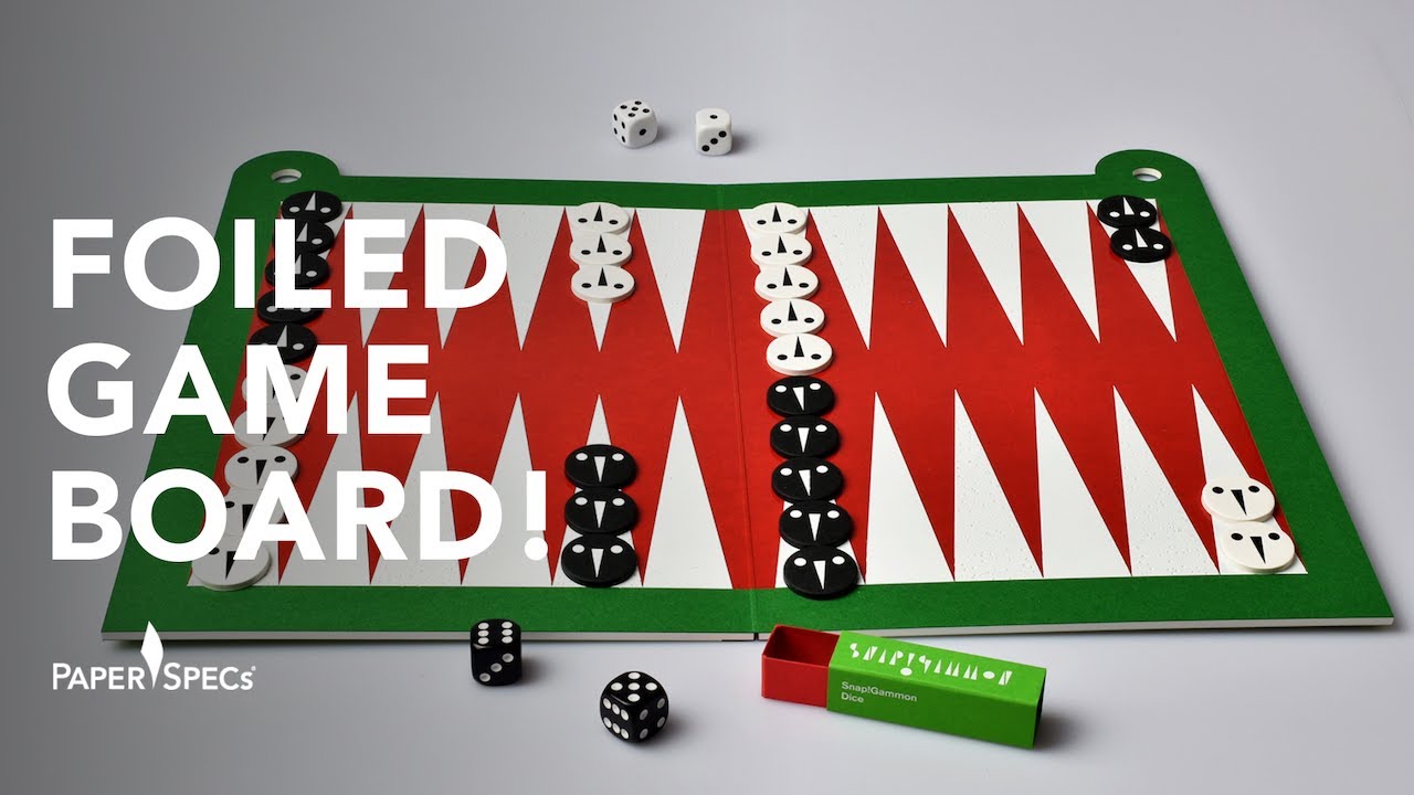 Wild Snap!Gammon Board Game - Paper Inspiration No. 594