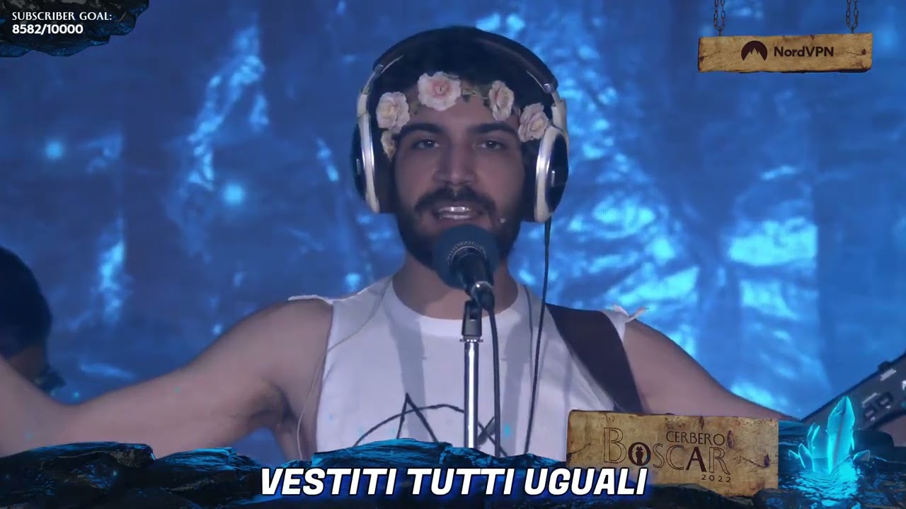 I Futuryo cantano &ldquo;L&rsquo;era del Cinghiale Bianco&rdquo; di Battiato | Boscar 2022 (LYRICS)