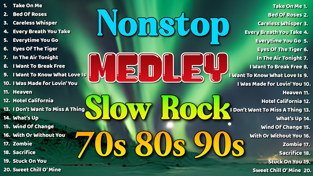 Nonstop Slow Rock Love Songs Pinoy Medley | Old Songs 70s 80s 90s | best lumang tugtugin