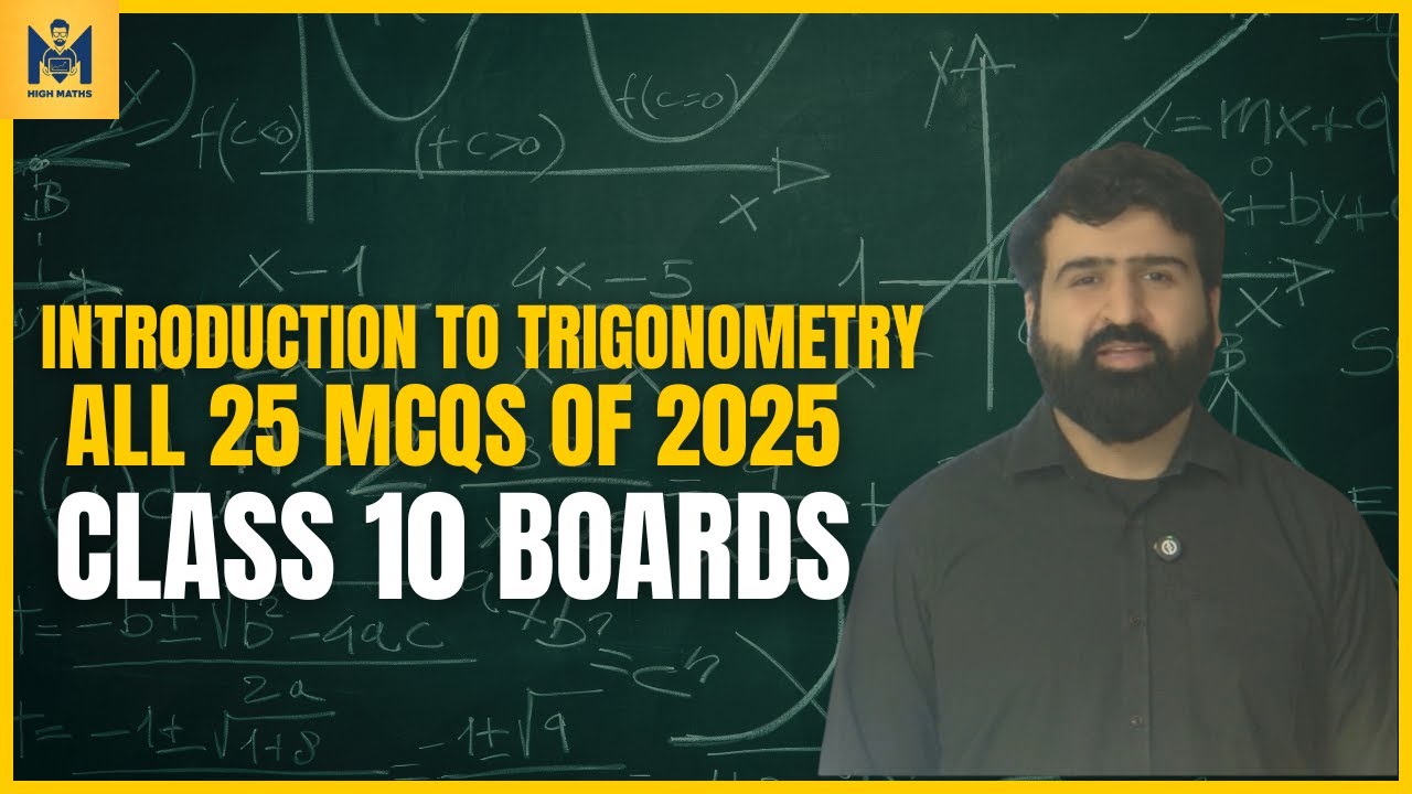 Introduction to Trigonometry Class 10 Boards 2025 All MCQs | Standard + Basic | CBSE 2026