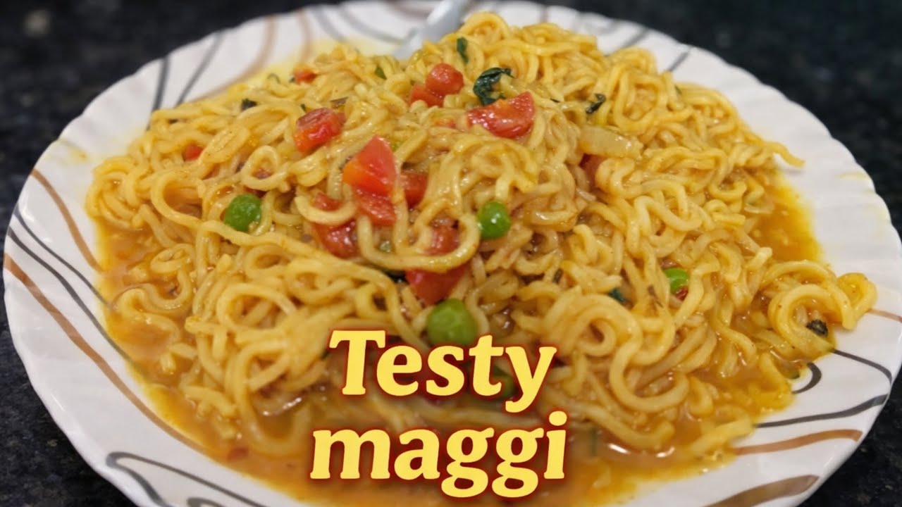 Easy & Testy 😘maggi recipe punjabi video