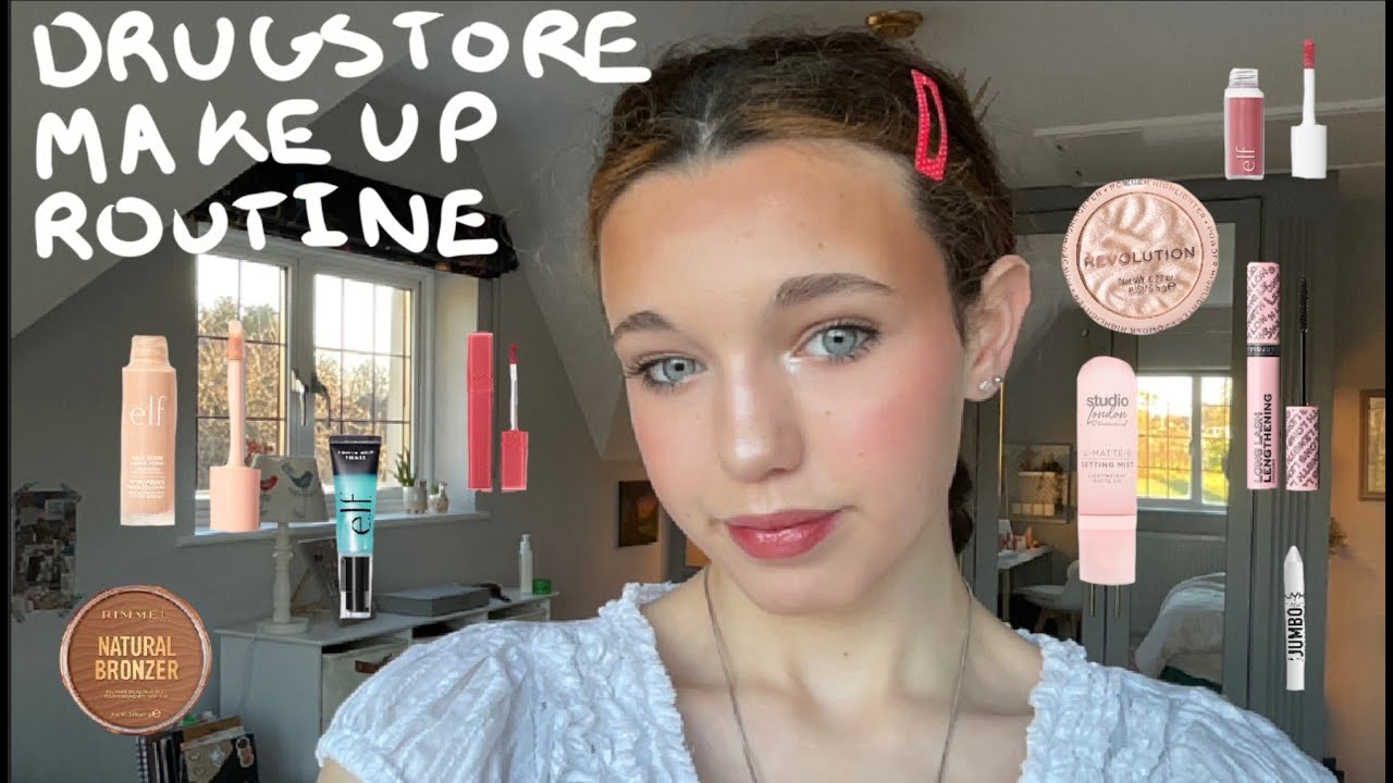 Drugstore makeup routine guide 💋✨ #makeup #makeuptutorial #video