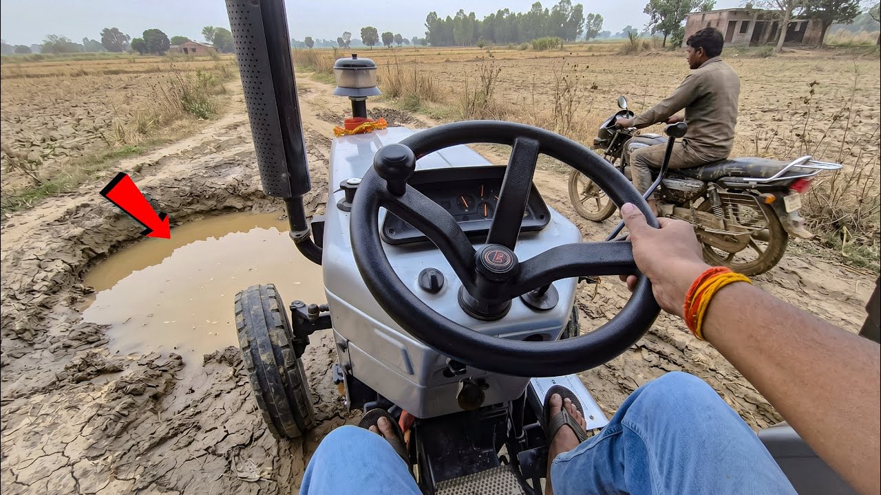Extreme Heat Tractor Driving 🚜🔥 | Hard Soil |  Field Route Rough