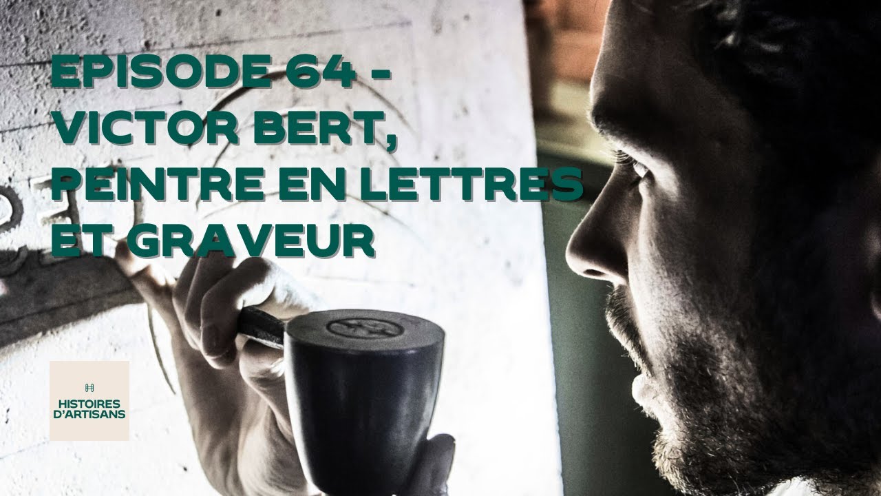 Il a gravé au Panthéon et sur une œuvre de Soulages : l’histoire de Victor Bert