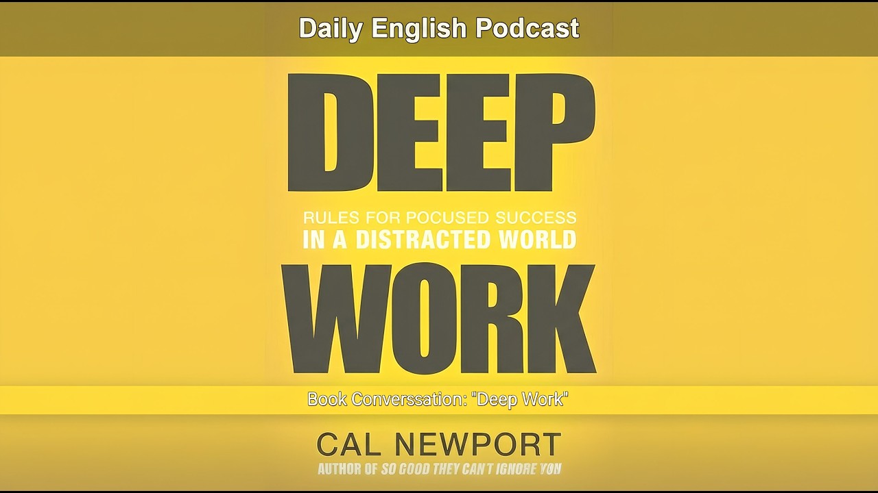 Deep Work vs Busy Work | English Learning Conversation.