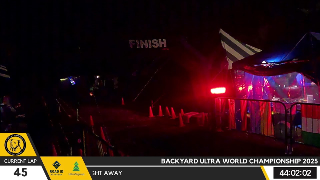 BACKYARD ULTRA INDIVIDUAL WORLD CHAMPIONSHIP 2025 - H44