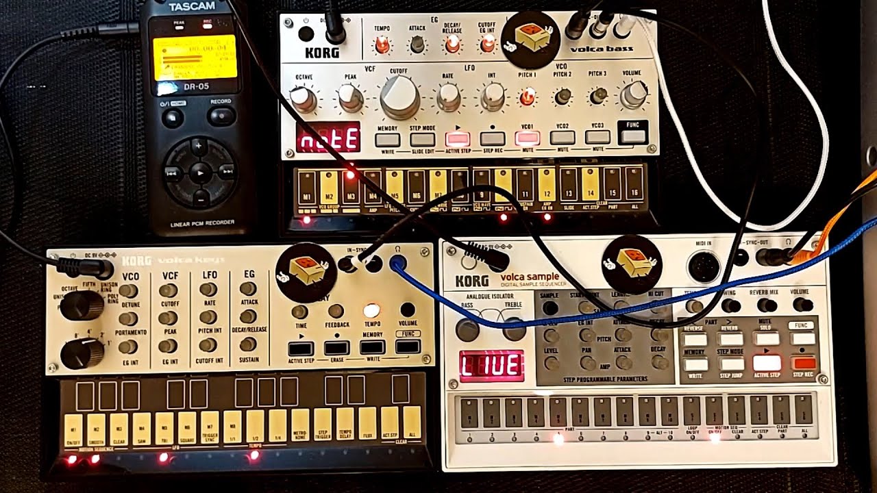 bones in the pocket  | Acid Techno | Korg Volca Sample | Bass | Keys