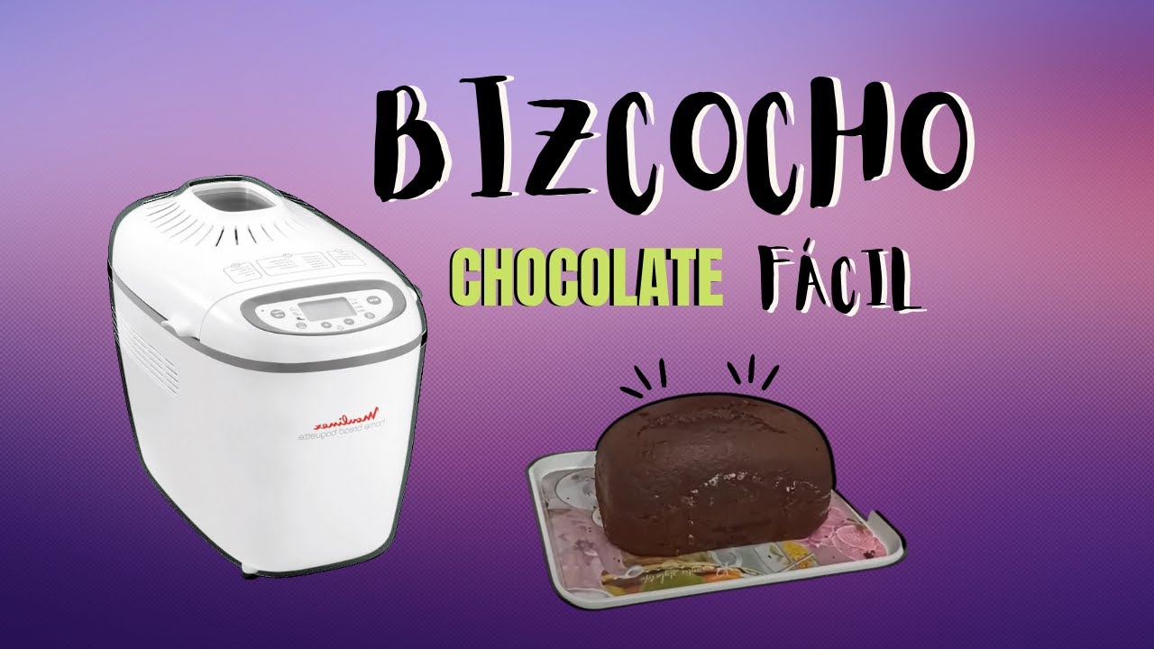 ✔️Bizcocho de chocolate en panificadora Moulinex | [ HOME BREAD ] 😋