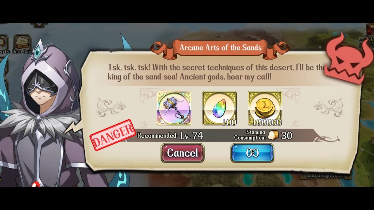Langrisser Mobile - Arc 03 - Danger World's Event - Arcane Arts of the Sands